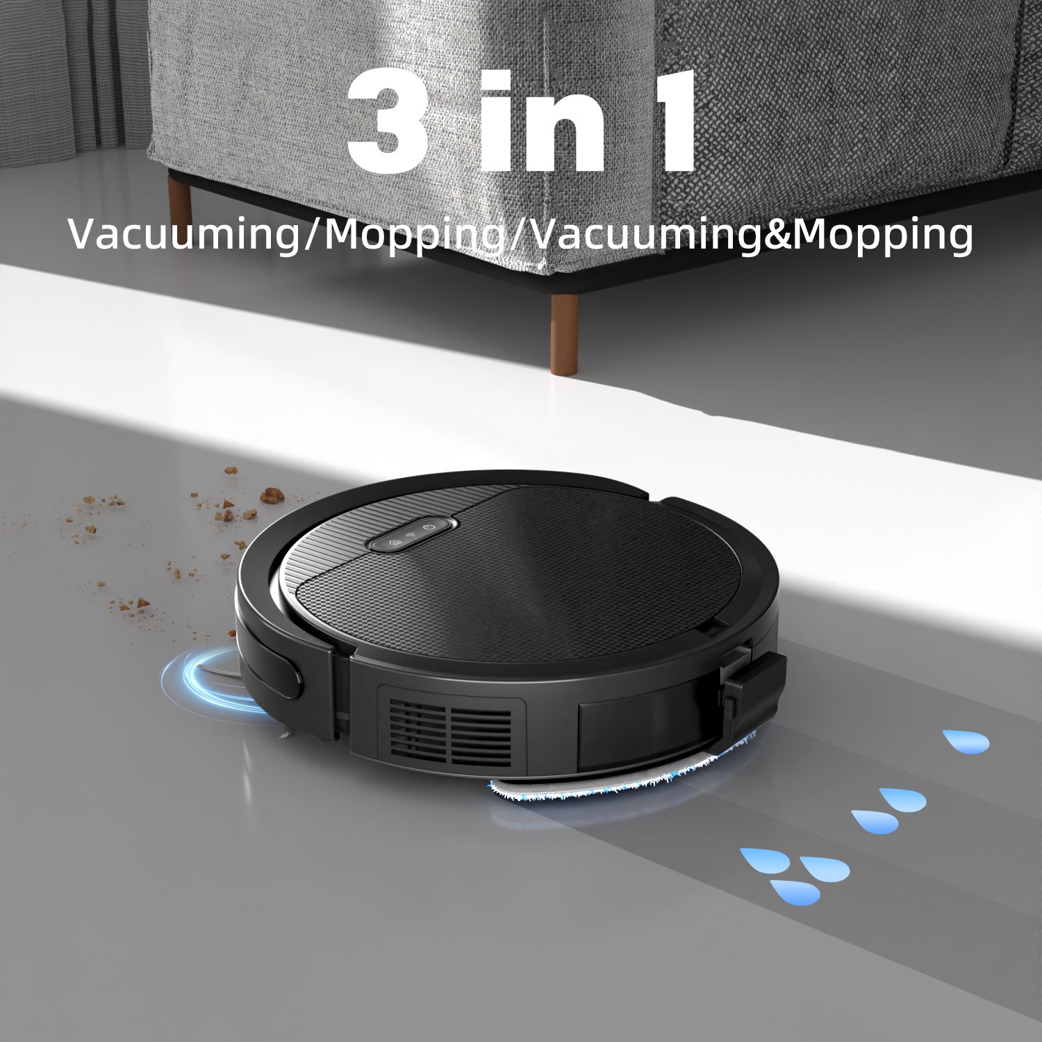 Robot Vacuum & Mop 3-in-1
