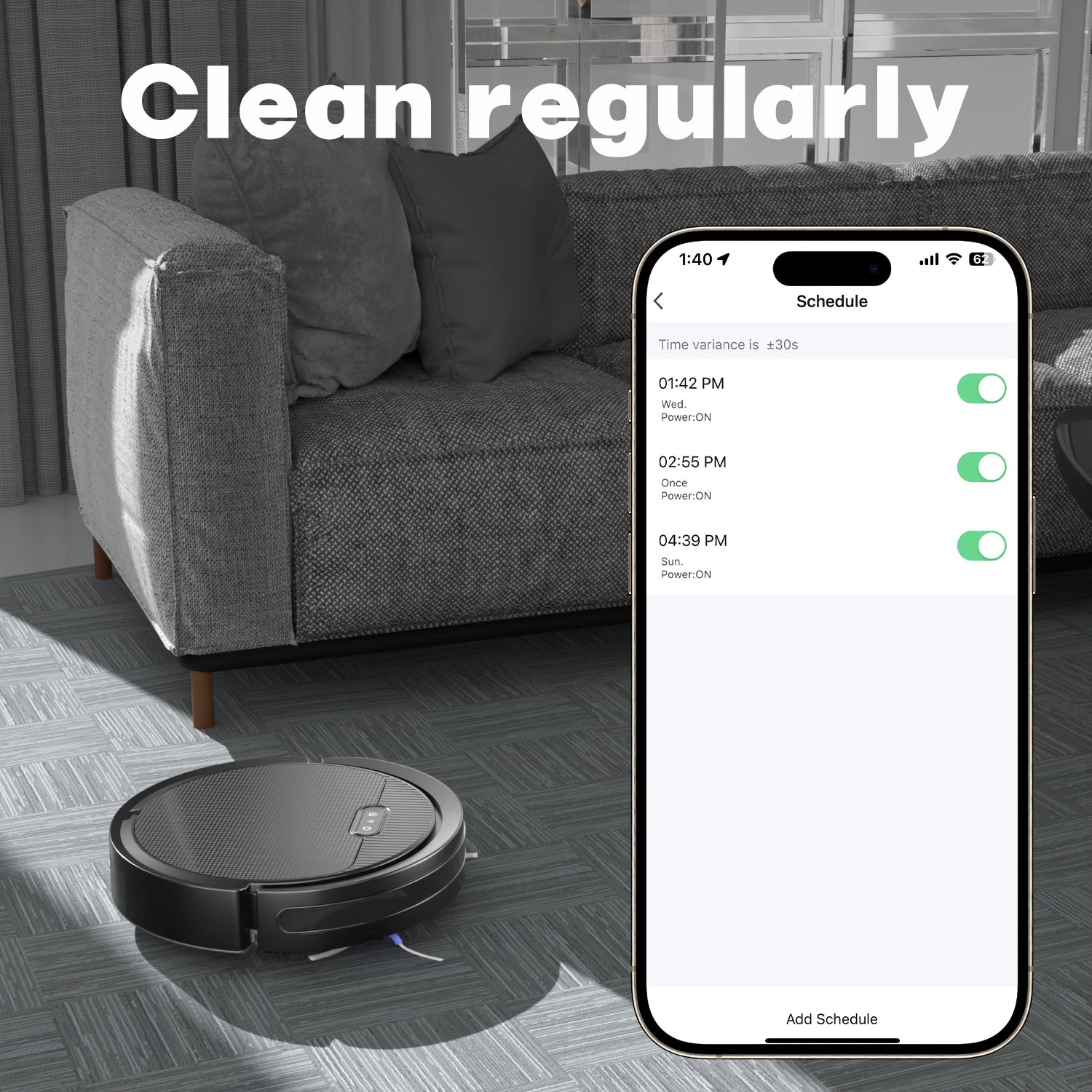 Robot Vacuum & Mop 3-in-1